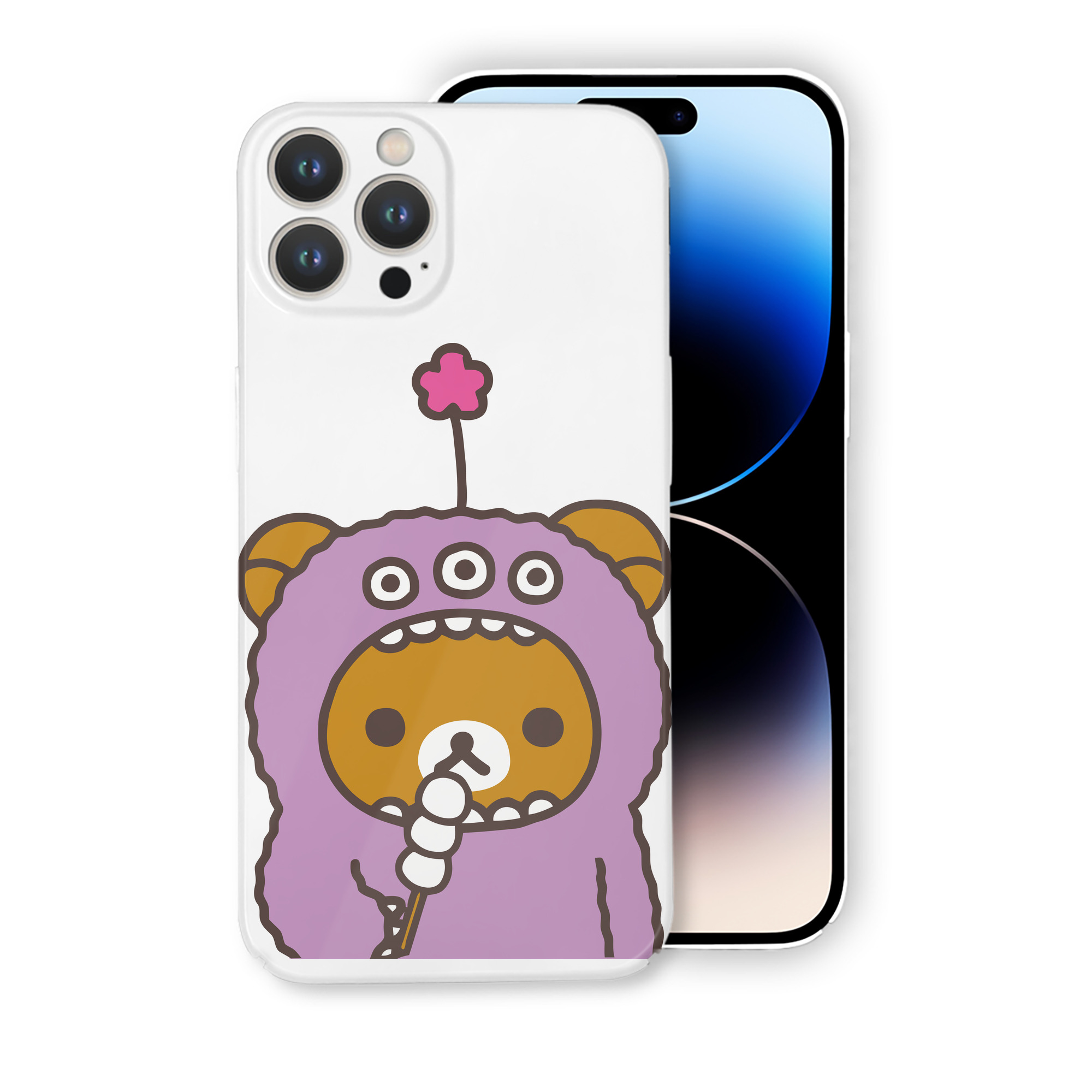 （画像用） リラックマ リラックマ キイロイトリ Rilakkuma Korilakkuma Kiiroitori 【iPhone 14シリーズ対応】ハードケース
